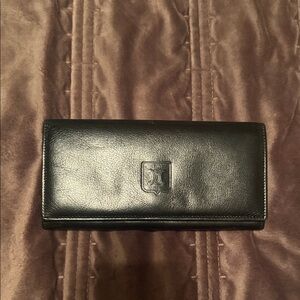Authentic Celine Black vintage Leather Wallet